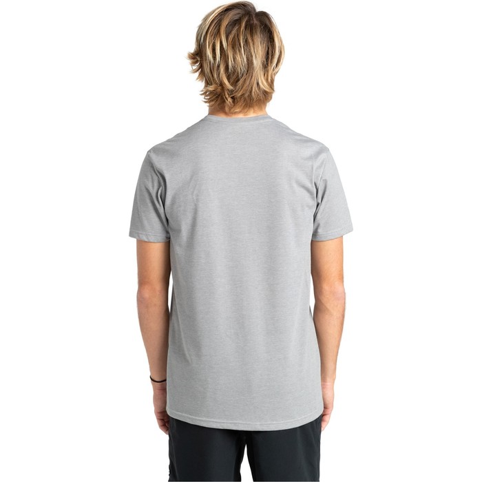 2022 Billabong Mens Team Pocket T-Shirt W4EQ06 - Grey Heather